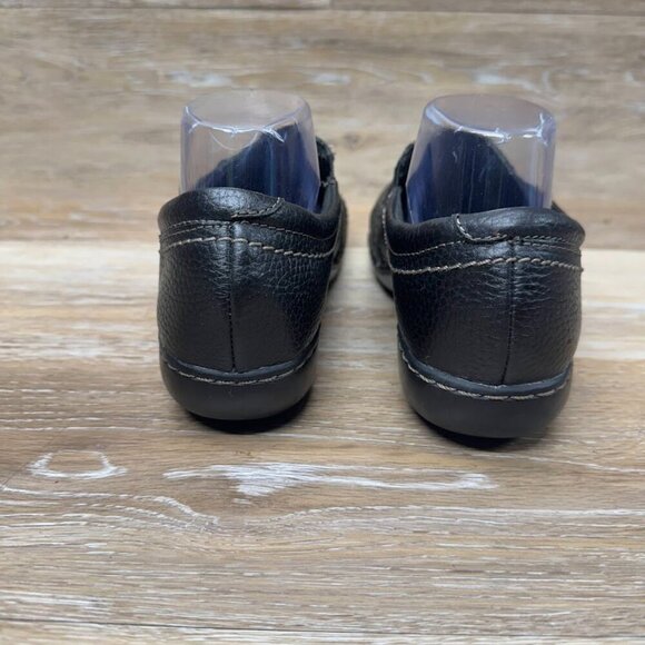 Clarks Ashland Effie Black Leather Slip On Loafer Women's Size 9.5 - Picture 4 of 8
